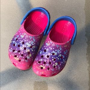 Super cute little girls Crocs